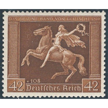 Germania Reich 1938 V Nastro Bruno n° 612 Cat. € 150 (**)