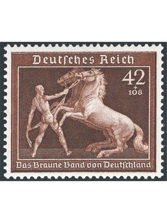 German Reich 1939 VI Brown Ribbon no. 637 Cat. € 80 (**)
