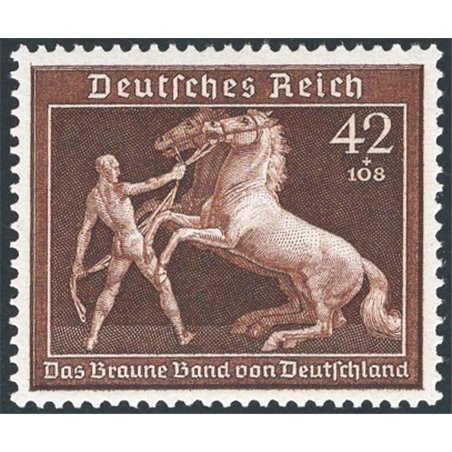 German Reich 1939 VI Brown Ribbon no. 637 Cat. € 80 (**)