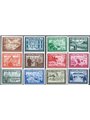 Germania Reich 1939 Portalettere tedeschi serie n° 640/51 Cat. € 90 (**)