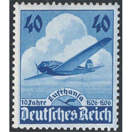 Germania Reich 1936 P.A. 10° Anniv. della Luftmansa n° 54 Cat. € 55 (**)