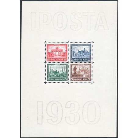 German Reich 1930 BF Berlin Philatelic Exhibition postmark no. 1. CiBaFil certificate Cat. €1,600 (** )