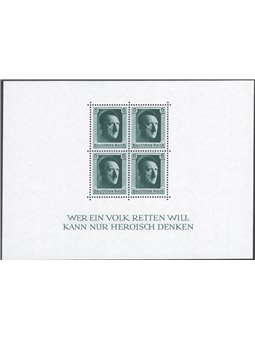Germania Reich 1937 BF 48° Compleanno di Hitler n° 8 Cat. € 70 (**)