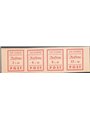 Strausberg 1946 Horizontal strip with the 4 imperforated values Michel no. 34/37 Cat. €200 (**)