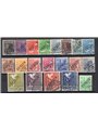 Berlin 1948 AIS zone stamps overprinted “Berlin” in black nos. 1A/20A. Apicella certificate Cat. €3,300 (U)