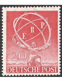 Berlin 1950 E.R.P. no. 57 Cat. €100 (**)