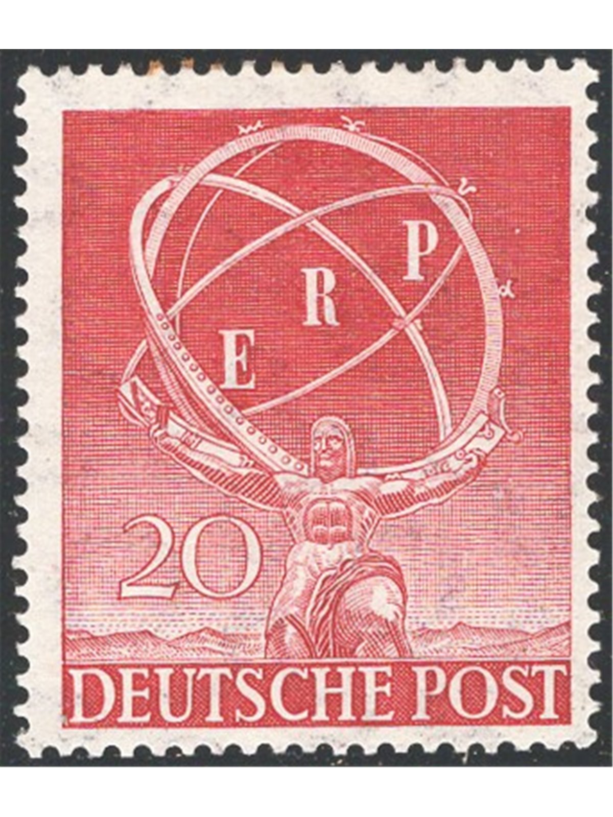 Berlin 1950 E.R.P. no. 57 Cat. €100 (**)