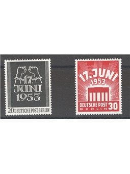 Berlino 1953 Insurrezione 96/97 Cat. € 50 (**)