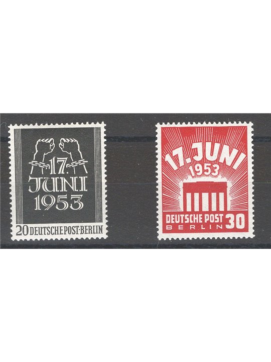 Berlin 1953 Uprising 96/97 Cat. €50 (**)