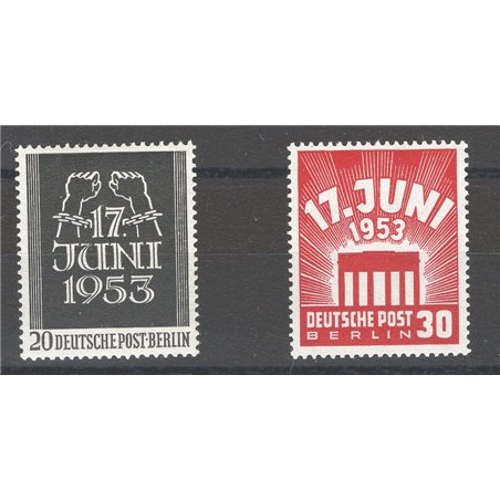 Berlin 1953 Uprising 96/97 Cat. €50 (**)