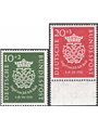 Germany 1950 Bicentenary of the Death of J.S. Bach series no. 7/8 Cat. €140 (**)