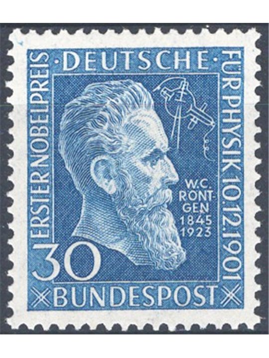 Germania 1951 W.C. Rontgen n° 33 Cat. € 110 (**)
