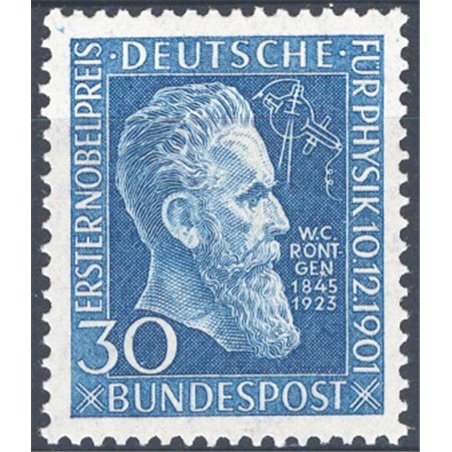 Germania 1951 W.C. Rontgen n° 33 Cat. € 110 (**)