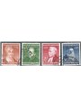 Germany 1952 Charity series nos. 42/45 Cat. €140 (U)