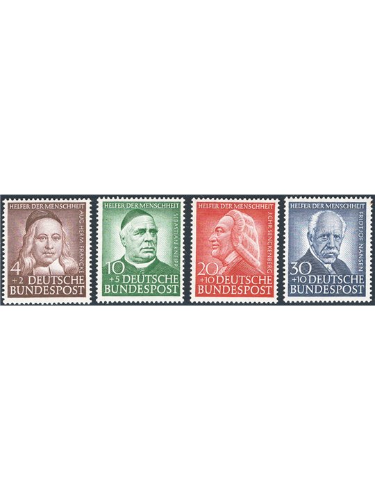 Germania 1953 Beneficenza serie n° 59/62 Cat. € 110 (**)
