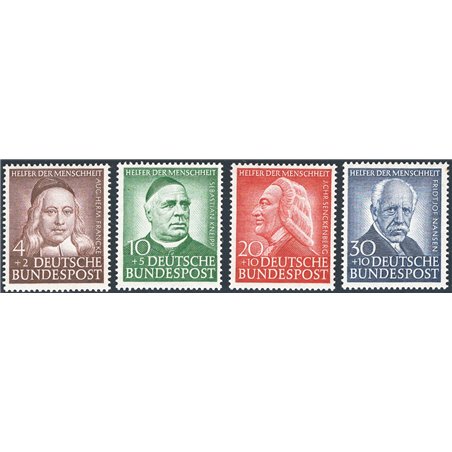 Germany 1953 Charity series no. 59/62 Cat. €110 (**)