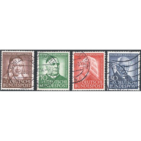 Germany 1953 Charity series no. 59/62 Cat. €110 (U)