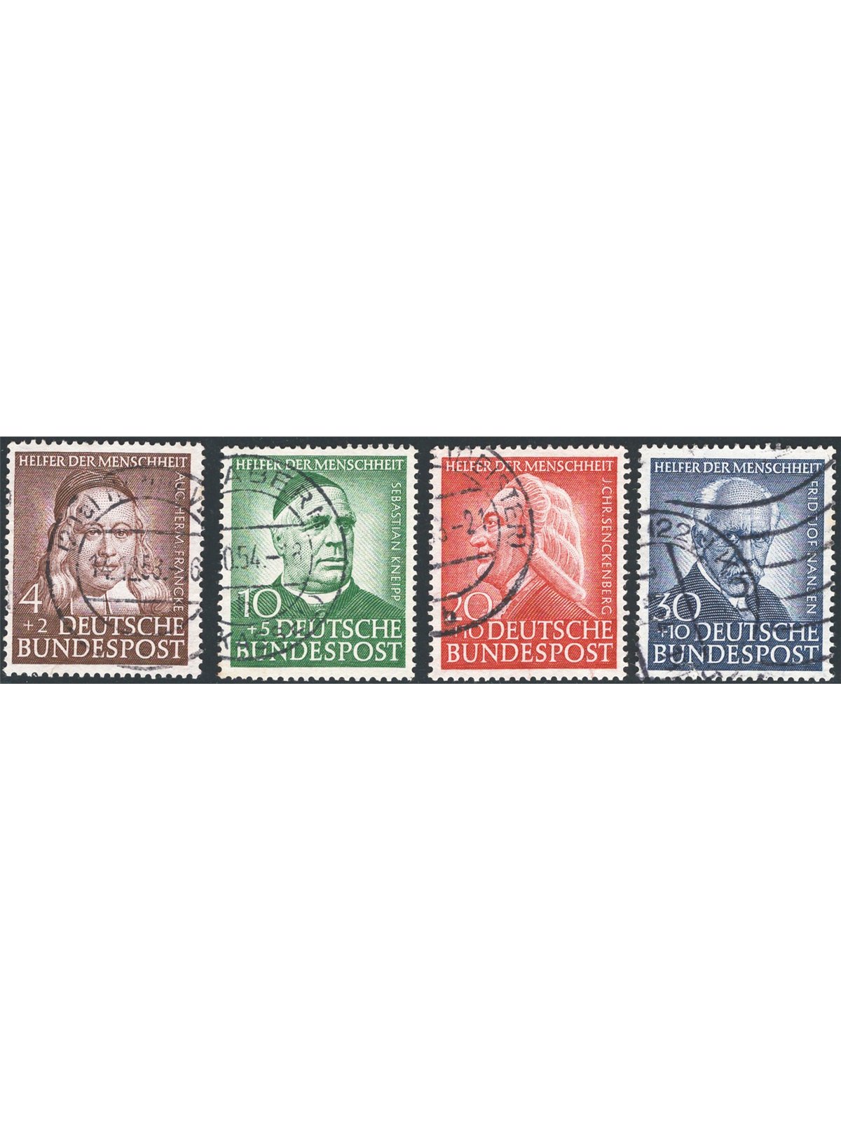 Germany 1953 Charity series no. 59/62 Cat. €110 (U)
