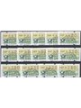 Germania 1981 Francobolli per distributori serie definitiva 14 valori Cat. € 34 (U)