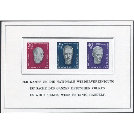 Germany 1958 BF Socialist Leaders no. 16 Cat. €60 (**)