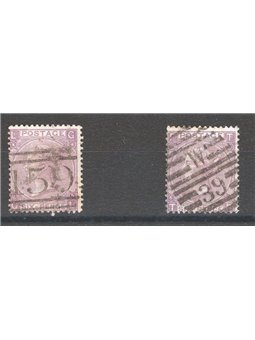 Gran Bretagna 1865 Regina Vittoria 6 p. violetto n° 29 le due tavole note (5-6) Cat. € 230 (U)