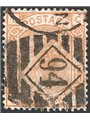 Gran Bretagna 1876 Regina Vittoria 8 p. arancio n° 61 Cert. CiBaFil Cat. € 385 (U)