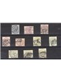 Gran Bretagna 1883/84 Regina Vittoria definitiva serie n° 76/85 Cert. CiBaFil Cat. € 1.550 (U)