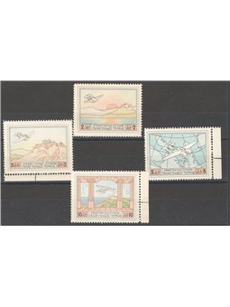Greece 1926 P.A. Savoia Marchetti seaplane series no. 1/4 Cat. €100 (**)