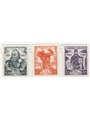 Yugoslavia 1951 Notable Figures series no. 582/84 Cat. €40 (* *)