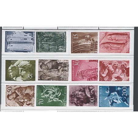 Yugoslavia 1956 Art no. 680/91 Cat. €165 (**)