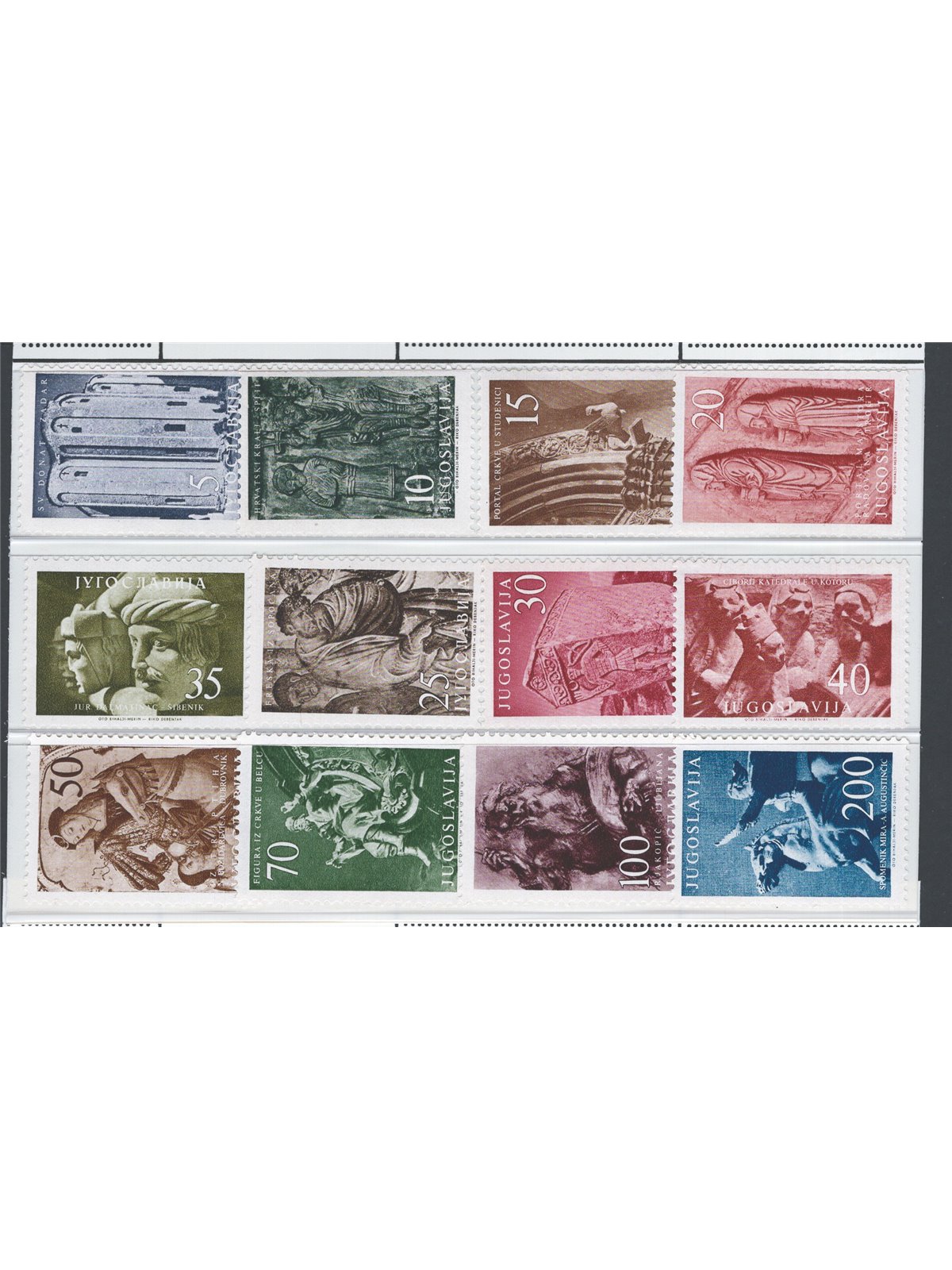 Jugoslavia 1956 Arte n° 680/91 Cat. € 165 (**)