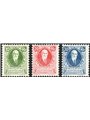 Liechtenstein 1925 85° Compleanno del principe Giovanni II serie n° 72/74 Cat. € 230 (**)