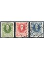 Liechtenstein 1925 85th Birthday of Prince John II series no. 72/74 Cat. €50 (U)