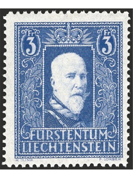 Liechtenstein 1933 Prince Francis I no. 117. Signed ED Catalogue price €270 (**)