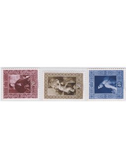 Liechtenstein 1952 Quadri celebri terza serie n° 268/70 Cat. € 50 (*)