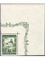 Liechtenstein 1952 Castello di Vaduz 5 fr. verde n° 272 Cat. € 260 (**)