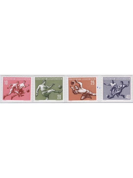 Liechtenstein 1954 Sport prima serie n° 284/87 Cat. € 65 (**)