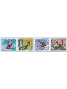 Liechtenstein 1955 Sport seconda serie n° 296/99 Cat. € 67 (**)