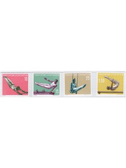 Liechtenstein 1957 Sport fourth series no. 315/18 Cat. €60 (**)