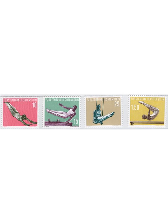 Liechtenstein 1957 Sport fourth series no. 315/18 Cat. €60 (**)
