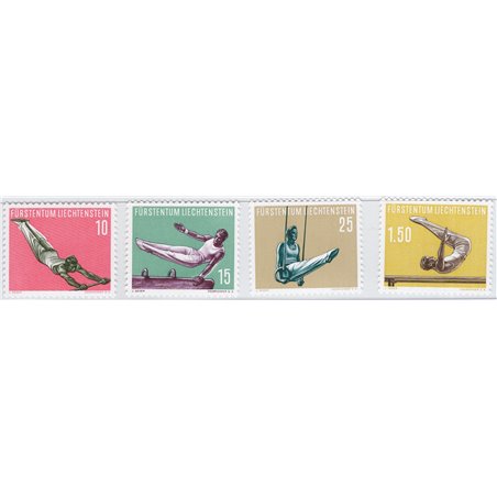 Liechtenstein 1957 Sport quarta serie n° 315/18 Cat. € 60 (**)