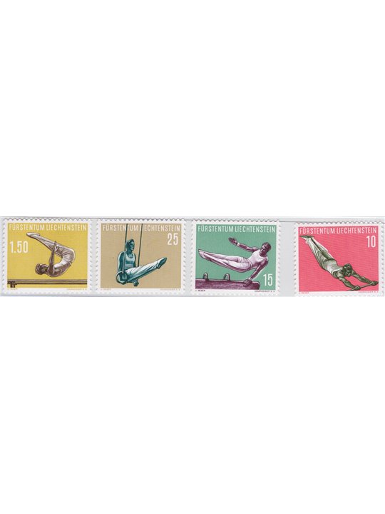 Liechtenstein 1957 Sport fourth series no. 315/18 Cat. €60 (**)