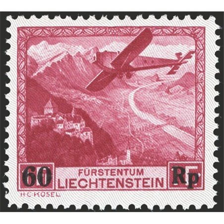 Liechtenstein 1934 P.A. overprint 60 rp. No. 14 Cat. €140 (**)