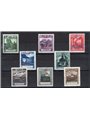 Liechtenstein 1932 Servizio Vedute del 1930 soprast. "Regierungs Dienstsache" e corona le dent. più comuni serie n° 1/8 Cert. Ap