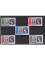 Lussemburgo 1952 P.A. Centenario del Francobollo serie n° 16/20 Cat. € 110 (**)