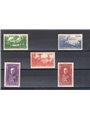 Monaco 1937 Giardini e Principe Luigi II serie n° 135/39 Cert. CiBaFil Cat. € 310 (**)