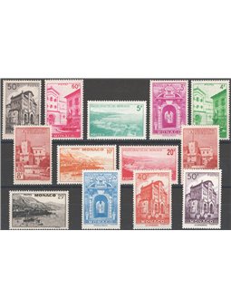 Monaco 1948/49 Vedute serie n° 307/333C Cat. € 125 (**)