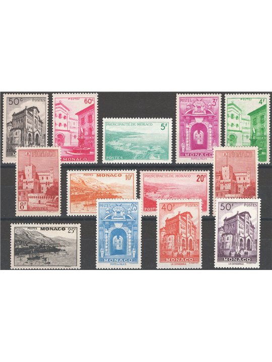 Monaco 1948/49 Views series no. 307/333C Cat. €125 (**)