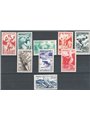 Monaco 1948 London Olympics series no. 315/23 + P.A. 32/35 Cat. €130 (**)