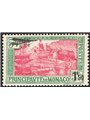 Monaco 1933 First issue 1924 type with overprint in air black and new value 1 f. 50 no. 1 Cat. €75